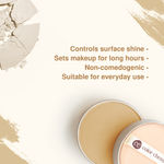 Buy Juicy Chemistry Baked Compact, Satin Matte Finish, Enriched with Rosehip & Green Tea - Certified Organic (9 gm) Canvas BC03 - Purplle