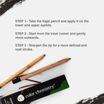 Buy Juicy Chemistry Organic Kajal, Intense Matte Finish, One-stroke application - Certified Organic (1.14 gm ) Raven KJ01 - Purplle