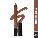 Buy Colorbar Matte me as I am Lipcolor Cave-in (2.8 gm) - Purplle