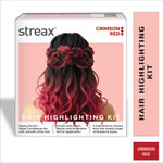 Buy Streax Ultralights Hair Colour Highlight Kit | Red Hair Colour, Crimson Red - Pack of 1 I Enriched with Walnut & Argan Oil I Hair Colour for Women | Rich, vibrant, Easy to use, DIY Application, 220 gm - Purplle