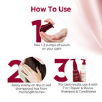Buy Bblunt 7 in 1 Repair & Revive Oil Hair Serum for Upto 100% Damage Repair - 70 ml Addresses 7 Signs of Hair Damage | Enriched with Ceramides & Argan Oil - Purplle