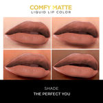 Buy FACES CANADA Comfy Matte Liquid Lipstick - The Perfect You, 3 ml | Comfortable 10HR Longstay | Intense Matte Color | Almond Oil & Vitamin E Infused | Super Smooth | No Dryness | No Alcohol - Purplle