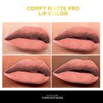 Buy FACES CANADA Comfy Matte Pro Liquid Lipstick - Forever Nude 09, 5.5 ml | 10HR Longstay | Intense Color | Macadamia Oil & Olive Butter Infused | Lightweight Super Smooth | No Dryness | No Alcohol - Purplle