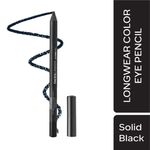 Buy Faces Canada Long Wear Eye Pencil - Solid Black 02 (1.2 gm) - Purplle