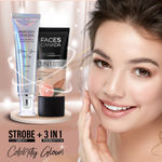 Buy FACES CANADA Strobe Cream - Silver, 30 ml | With Shea Butter & Hyaluronic Acid | Intense Hydration | Dewy Skin | Illuminating & Glowing Makeup Base - Purplle