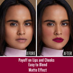 Buy Lakme 9 To 5 Weightless Matte Mousse Lip & Cheek Color - Rosy Plum (9 gm) - Purplle