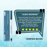 Buy FACES CANADA Ultime Pro Twist Eye Kajal Liner - Blue, 0.35 gm | High Impact Intense Color In 1 Stroke | 24HR Long Stay | Matte Finish | Soft Texture | Waterproof & Smudgeproof | Made With Carnauba Wax - Purplle