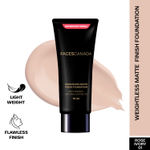 Buy FACES CANADA Weightless Matte Finish Foundation Rose Ivory 01 15 ml I Anti-ageing I Non-clog Pores I Lightweight I Olive Seed Oil I Grape Extract I Shea Butter I Cruelty-free I Paraben-free - Purplle