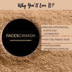 Buy FACES CANADA Weightless Stay Matte Finish Compact Powder - Beige, 9 gm | Oil Control | Evens Out Complexion | Blends Effortlessly | Pressed Powder For All Skin Types - Purplle