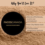 Buy FACES CANADA Weightless Stay Matte Finish Compact Powder - Sand, 9 gm | Oil Control | Evens Out Complexion | Blends Effortlessly | Pressed Powder For All Skin Types - Purplle