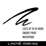 Buy Lakme Eyeconic Kajal| Black - Twin Pack| 0.35 gm + 0.35 gm | Smudgeproof |Waterproof | Lasts upto 24 Hrs - Purplle