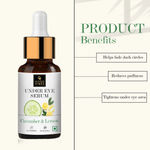 Buy Good Vibes Cucumber & Lemon Under Eye Serum | Anti-Ageing, Rejuvenating, Brightening | No Sulphates, No Parabens, No Animal Testing (30 ml) - Purplle