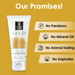 Buy Good Vibes Gold Brightening Peel Off Mask | Anti-Bacterial, Removes Acne| No Parabens, No Sulphates, No Mineral Oil, No Animal Testing (50 gm) - Purplle