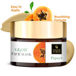 Buy Good Vibes Papaya Glow Face Mask | Brightening Lightens Scars | With Basil | No Parabens No Sulphates No Mineral Oil No Animal Testing (50 gm) - Purplle