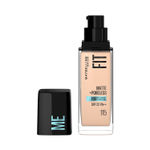 Buy Maybelline New York Fit Me Matte+Poreless Liquid Foundation 16H Oil Control  - 115 Ivory, 30 ml - Purplle