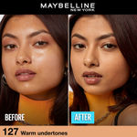Buy Maybelline New York Fit Me Matte+Poreless Liquid Foundation 127 - Golden Honey | Matte Finish with 16 HR Oil Control + SPF 22 30 ml - Purplle