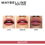 Buy Maybelline New York Super Stay Matte Ink Liquid Lipstick - Delicate 225 (5 gm) - Purplle