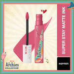 Buy Maybelline NY SuperStay Matte Ink Lipstick, The Archies Collection, Inspirer, 5 ml - Purplle