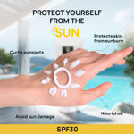 Buy Good Vibes Wide Spectrum Protection Sunscreen with SPF 30 | Non-Greasy, Anti-Ageing | With Aloe Vera | No Parabens, No Animal Testing (50 g) - Purplle