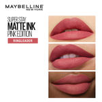 Buy Maybelline New York Super Stay Matte Ink Liquid Lipstick, Ringleader (5 gm) - Purplle