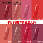 Buy Maybelline Superstay Vinyl Ink Liquid Lipstick, Lippy | High Shine That Lasts for 16 HRs | Enriched With Vitamin E & Aloe 4.2 ml - Purplle