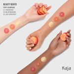 Buy KAJA Beauty Bento Collection| Bouncy Shimmer Eyeshadow Trio | 06 Poppy Champagne - golden coral tones | Cruelty free, K-Beauty Mini Palettes - 4.1 gm - Purplle
