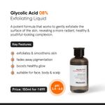 Buy Minimalist 8% Glycolic Acid Exfoliating Liquid in free acid form with bamboo water for exfoliating & smoothening skin - 150 ml - Purplle