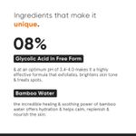 Buy Minimalist 8% Glycolic Acid Exfoliating Liquid in free acid form with bamboo water for exfoliating & smoothening skin - 150 ml - Purplle