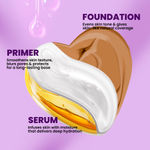 Buy NY Bae 3 IN 1 Serum Foundation - Warm Sand 05 (30 ml) | Infused with Primer | Moisturising I Glowing Korean Skin I Celeb Glow | Dewy Makeup | Evens Skin Tone | Ultra Glow - Purplle