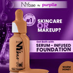 Buy NY Bae 3 IN 1 Serum Foundation - Warm Honey 14 (30 ml) | Infused with Primer | Moisturising I Glowing Korean Skin I Celeb Glow | Dewy Makeup | Evens Skin Tone | Ultra Glow - Purplle