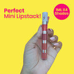 Buy NY Bae 4 IN 1 Lip Play Liquid Lipstick - Nude Tease (4 ml) | Matte Lips | Super Pigmented | Multi-Use | Nude & Brown Shades | Travel Kit - Purplle