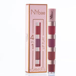 Buy NY Bae 4 IN 1 Lip Play Liquid Lipstick - Nude Tease (4 ml) | Matte Lips | Super Pigmented | Multi-Use | Nude & Brown Shades | Travel Kit - Purplle