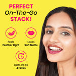 Buy NY Bae 4 IN 1 Lip Play Liquid Lipstick - Pretty Pleasure (4 ml) | Matte Lips | Super Pigmented | Multi-Use | Pink & Brown Shades | Travel Kit - Purplle