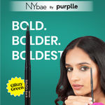 Buy NY Bae Colored Kajal - Glitzy Green (0.30 gm) | Green Kajal | Eyeliner | Waterproof | Smudgeproof | Kajal Pencil | Eye Makeup | Eyeshadow - Purplle