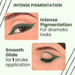 Buy NY Bae Colored Kajal - Glitzy Green (0.30 gm) | Green Kajal | Eyeliner | Waterproof | Smudgeproof | Kajal Pencil | Eye Makeup | Eyeshadow - Purplle