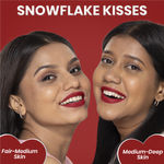 Buy NY Bae Confessions Liquid Lipstick - Snowflake Kisses 8 (4.5 ml) | Matte Lipstick | Maroon Shade | Moisturizing | Long Lasting | Transfer Proof - Purplle