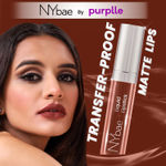 Buy NY Bae Confessions Liquid Lipstick - Snuggle Secrets 15 (4.5 ml) | Matte Lipstick | Brown Shade | Moisturizing | Long Lasting | Transfer Proof - Purplle