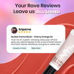 Buy NY Bae Creme Blush - Cherry Orange 02 (10 gm) | Dewy Orange Blush | Lip & Cheek Tint | Liquid Blush | Intense Pi gment | Korean Glow - Purplle