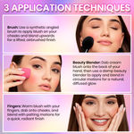 Buy NY Bae Creme Blush - Chirpy Peach 04 (10 gm) | Dewy Peach Blush | Lip & Cheek Tint | Liquid Blush | Intense Pi gment | Korean Glow - Purplle