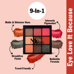 Buy NY Bae Eye Love Eyeshadow Palette - Everyday Essentials 06 (9 gm) | 9 In 1 Palette | Nude | Matte & Shimmer | Rich Colour | Long Wear | Super Blendable - Purplle