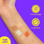 Buy NY Bae Full Coverage Concealer Palette - Fair Lady 01 (9 gm) | Concealer | Foundation | Contour | Colour Correctors | Glowing Fair Skin | Face Makeup | Creamy Finish - Purplle