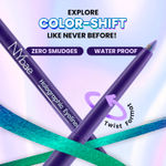 Buy NY Bae Holographic Eyeliner - Aquamarine 01 | Kajal | Waterproof Eyeliner | Long Lasting | Eyeshadow | Pen Eyeliner | Purple Blue Eyeliner | Eye Makeup (0.25 gm) - Purplle