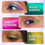 Buy NY Bae Holographic Eyeliner - Aquamarine 01 | Kajal | Waterproof Eyeliner | Long Lasting | Eyeshadow | Pen Eyeliner | Purple Blue Eyeliner | Eye Makeup (0.25 gm) - Purplle