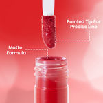 Buy NY Bae Pure Matte Sindoor | Smudge Proof | Long Lasting | Liquid Matte | Red & Maroon Sindoor | Velvet Red 01 | Merry Maroon (5 ml) - Purplle