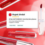 Buy NY Bae Pure Matte Sindoor | Smudge Proof | Long Lasting | Liquid Matte | Red & Maroon Sindoor | Velvet Red 01 | Merry Maroon (5 ml) - Purplle