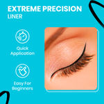 Buy NY Bae Skeyeliner - Glossy (5 ml) | Liquid Black Eyeliner | Intense Pigment | Long Lasting | Smudgeproof | Precise Application | Beginner Friendly - Purplle