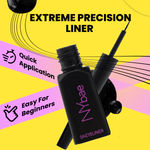 Buy NY Bae Skeyeliner - Matte (5 ml) | Liquid Black Eyeliner | Intense Pigment | Long Lasting | Smudgeproof | Precise Application | Beginner Friendly - Purplle
