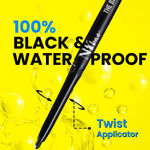 Buy NY Bae The Big Apple Of My Eyes Kohl Kajal - Black (0.30 gm) | Eyeliner | Water proof | Smudgeproof | Kajal Pencil | Jet Black | Smokey Eye | Eye Makeup | Eyeshadow - Purplle