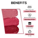 Buy Renee Glam Stack 3-in-1 Lip & Cheek Tint Pink 4.5 gm - Purplle