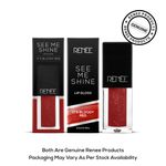 Buy RENEE See Me Shine Lip Gloss It'S Bloody Red, 2.5 ml - Purplle